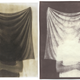 “Black Veil.” Pencil on waxed calotype negative, and salt print.